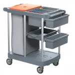 ترولي نظافة متعدد الاستخدامات مزود بكيس مخلفات 120 لتر ايطالي TWT OPERA 0.7 Cleaning Trolley – 120L Waste Bag System