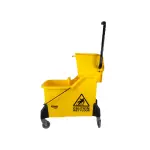 ترولي نظافة صيني جودة عالية سعة 42 لتر بعصارة جانبية BAIYUN AF08090  Double-Compartment Mop Wringer Trolley