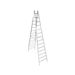 سلم ألومنيوم مزدوج METAFORM موديل 32-10 – ارتفاع 3.20 متر – 10 درجات